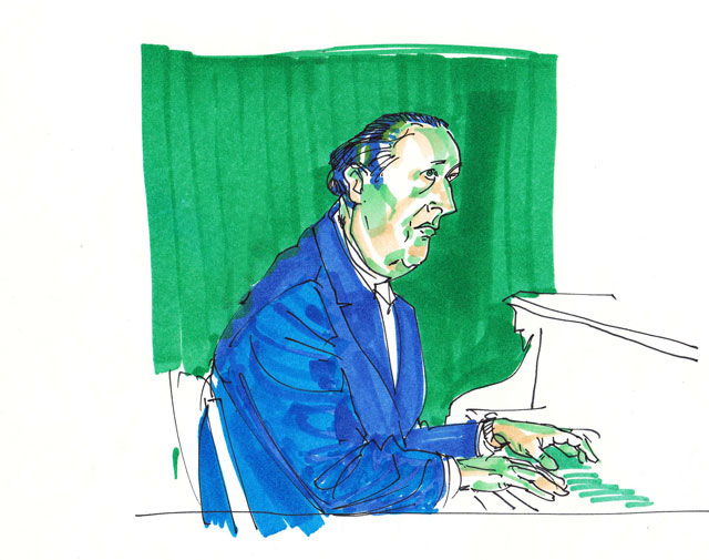 Groene pianist