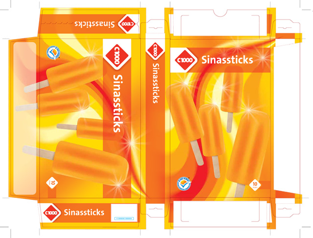 Ijsjes-achtergronden: Sinassticks