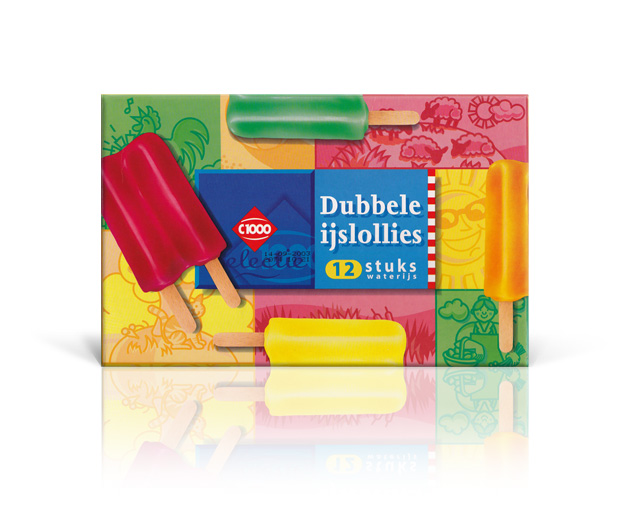 C1000 dubbele ijslollies