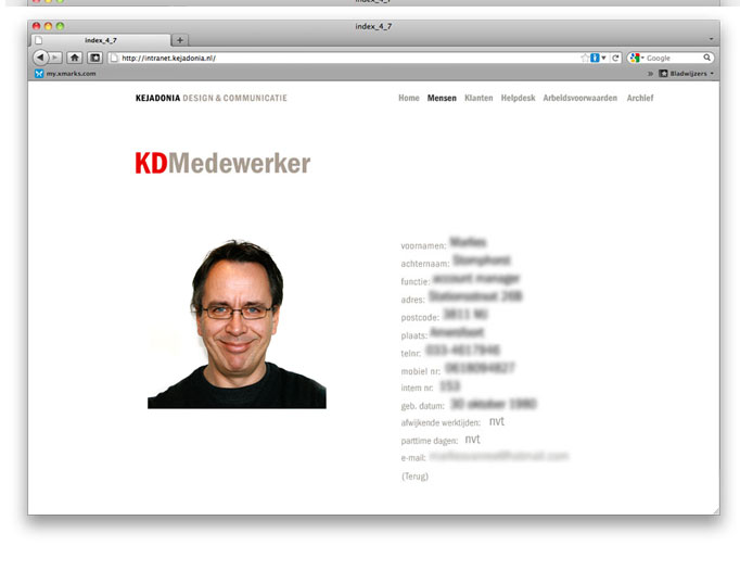 Intranet Medewerker