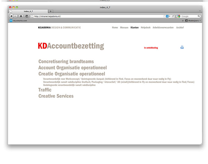 Accountbezetting