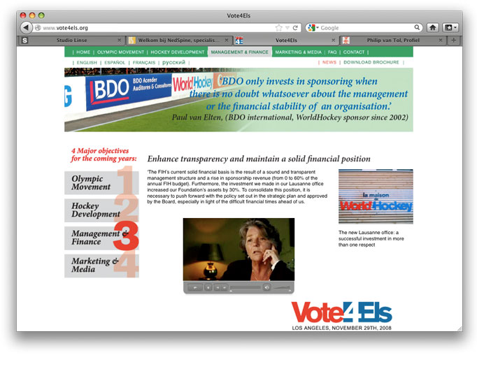 Vote4Els, Management and Finance